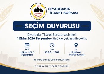 Diyarbakır Ticaret Borsası Seçim Duyurusu